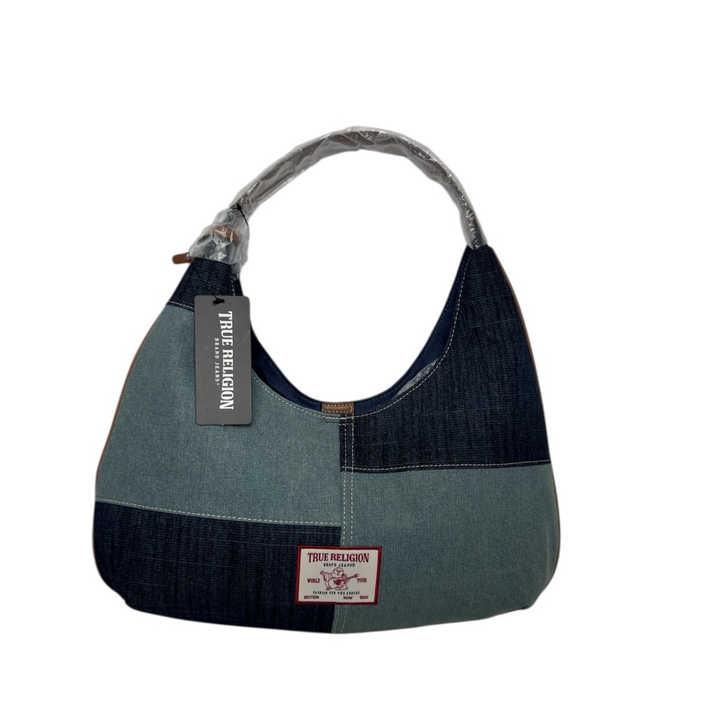 True Religion Denim Patchwork Hobo Bag - Picture 6 of 11